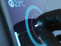 Slim touchscreen voor in de auto