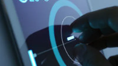 Slim touchscreen voor in de auto