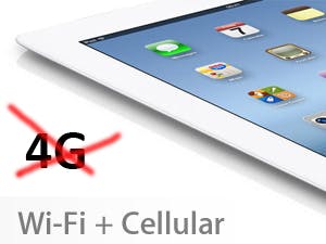iPad verliest in Nederland ook 4G-aanduiding