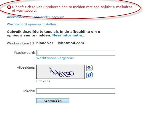 Nauwelijks Nederlandse gehackte Hotmail-adressen