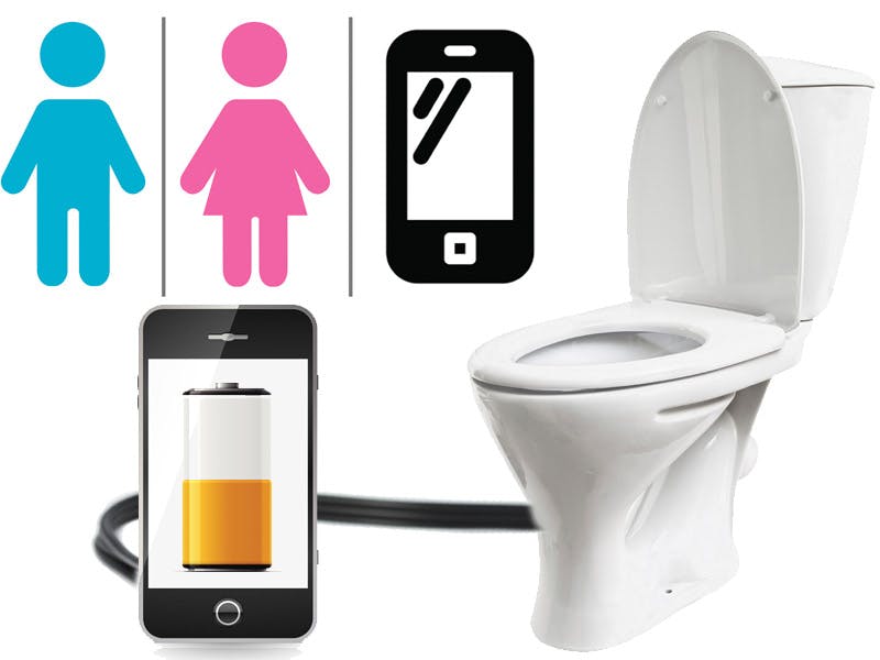 Bellen met je urine