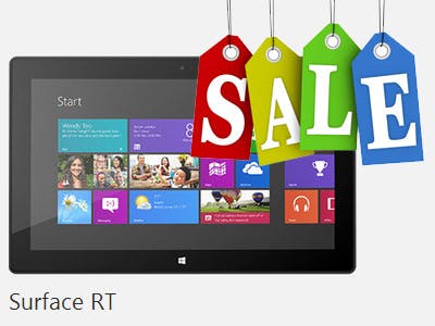 Microsoft Surface RT: 150 euro goedkoper in Nederland