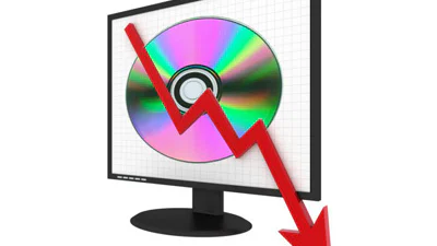 DVD-verkopen in V.S. kelderen