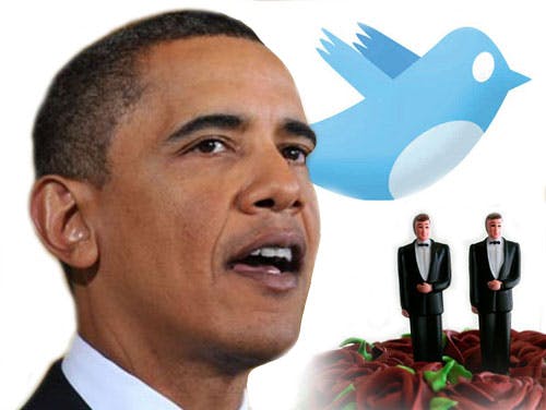 Obama homohuwelijk-tweet razend populair