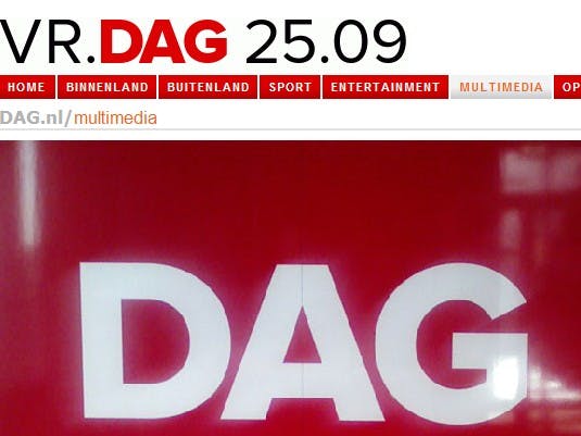 Doek valt ook voor online DAG