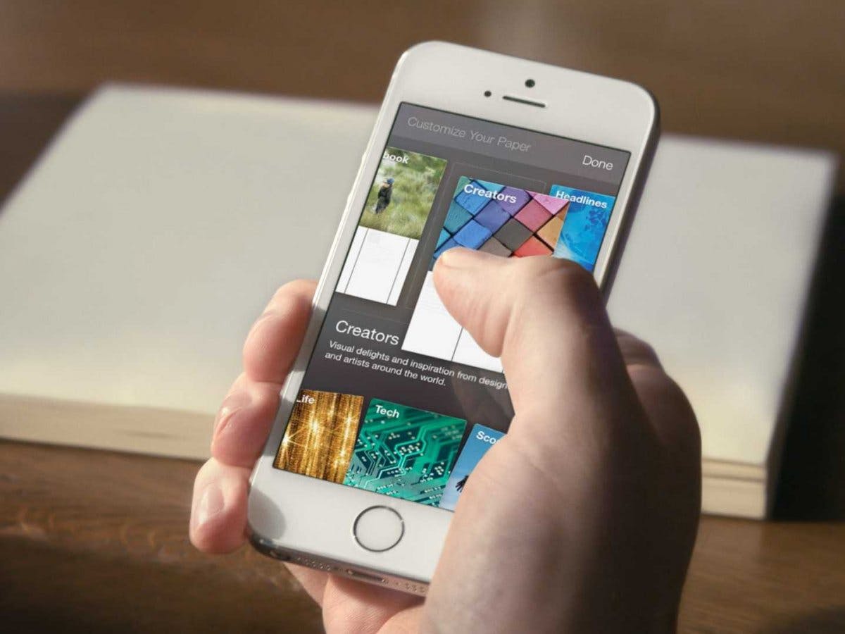 Facebook kondigt nieuws-applicatie Paper aan