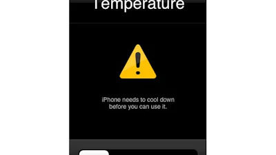 Apple waarschuwt voor oververhitting iPhone