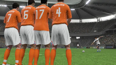 Nederlands elftal opgesteld in FIFA 10