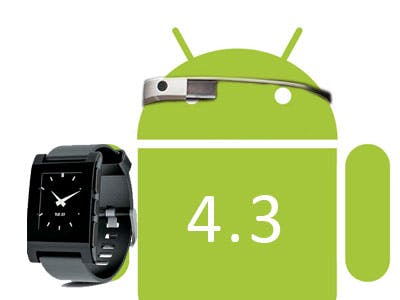 Android 4.3 klaar voor Google Glass en Smartwatch