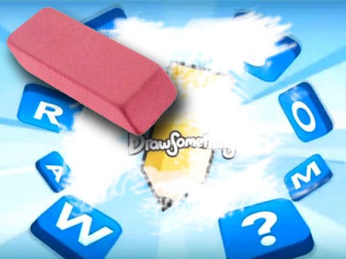 Draw Something tekent dalende lijn