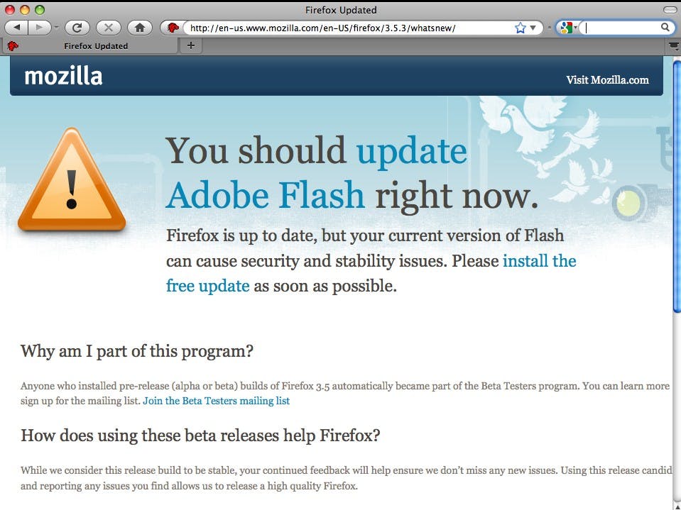 Firefox-gebruikers stappen massaal over op verse Flash
