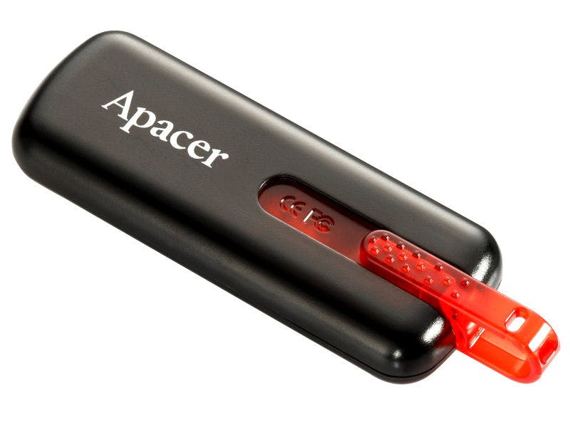 Met de u van usb-stick
