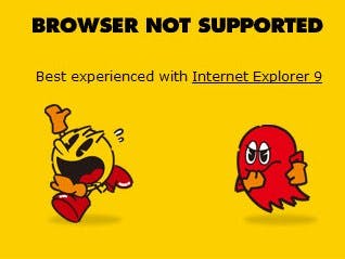 ’s Werelds grootste Pac-Man moet IE9 promoten