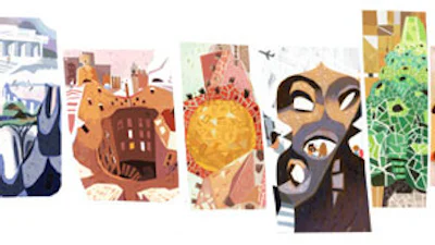 Antoni Gaudi Google Doodle