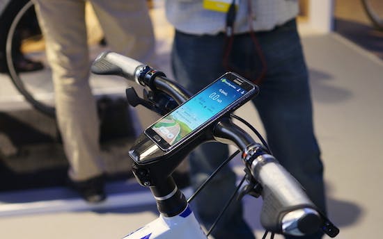 CES 2014: Samsung toont fietsoplader voor Galaxy Note