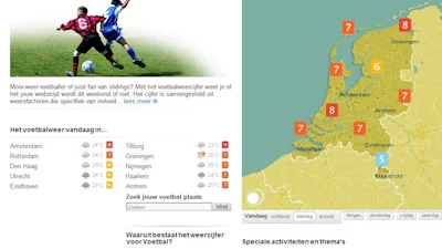 Voetballers checken weer online