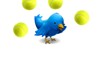 Geen Twitter voor tennisspelers