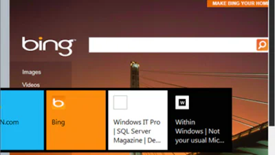 Nieuwe interfacefuncties Windows 8