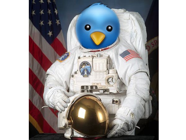 Twitterende astronaut wint prijs met foto