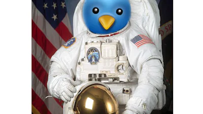 Twitterende astronaut wint prijs met foto
