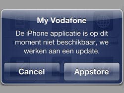 My Vodafone app voor iPhone offline