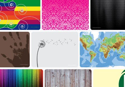 Tabletdoekjes met trendy design