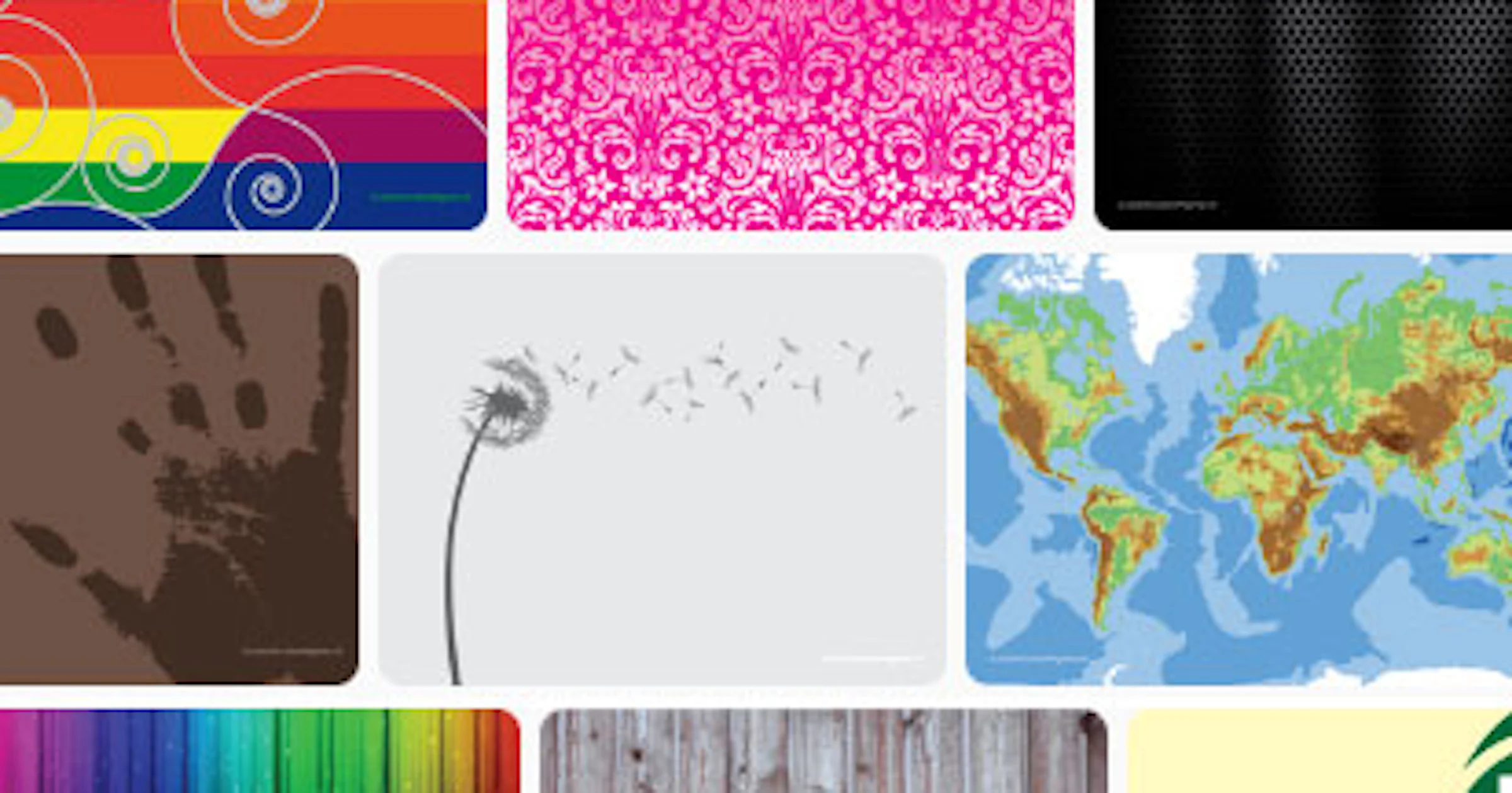 Tabletdoekjes met trendy design