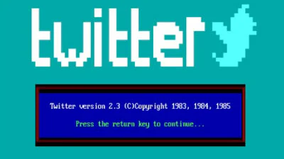 Twitter in jaren tachtig-video