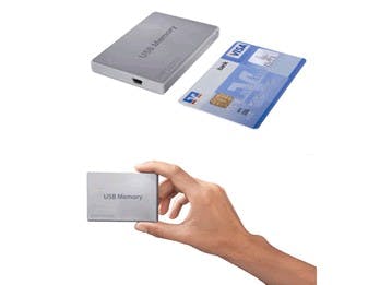 160 GB op een bankpasje