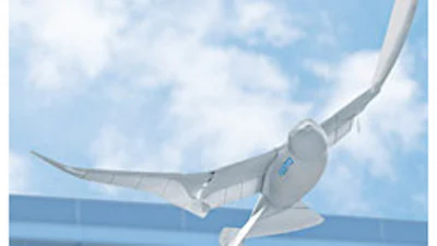 Robotvogel neemt eerste vlucht