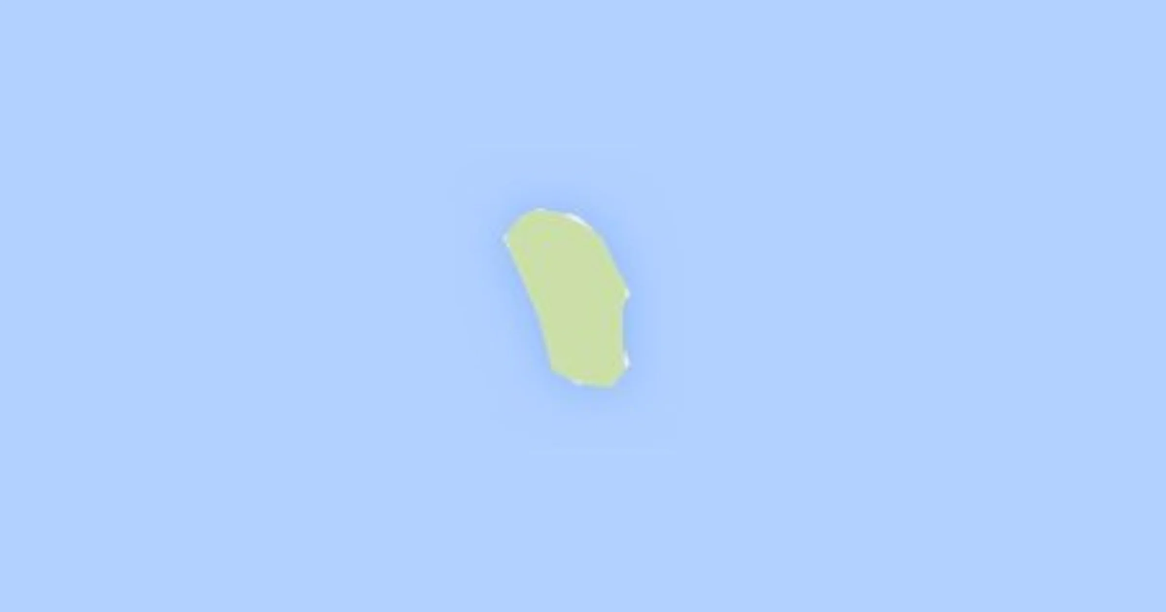 Volledig onbewoond eiland te bezoeken met Google Street View