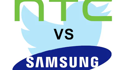 HTC vs Samsung op Twitter