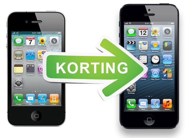 iPhone 4 inruilen voor korting iPhone 5
