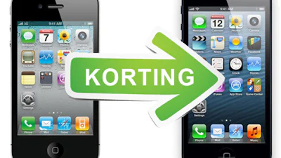 iPhone 4 inruilen voor korting iPhone 5