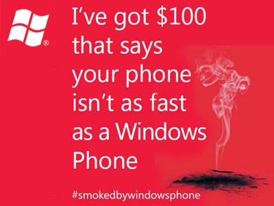 Microsoft aangeklaagd om Smoked by Windows Phone-wedstrijd