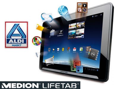 Medion Lifetab MD99000 met Android 4-upgrade te koop bij Aldi
