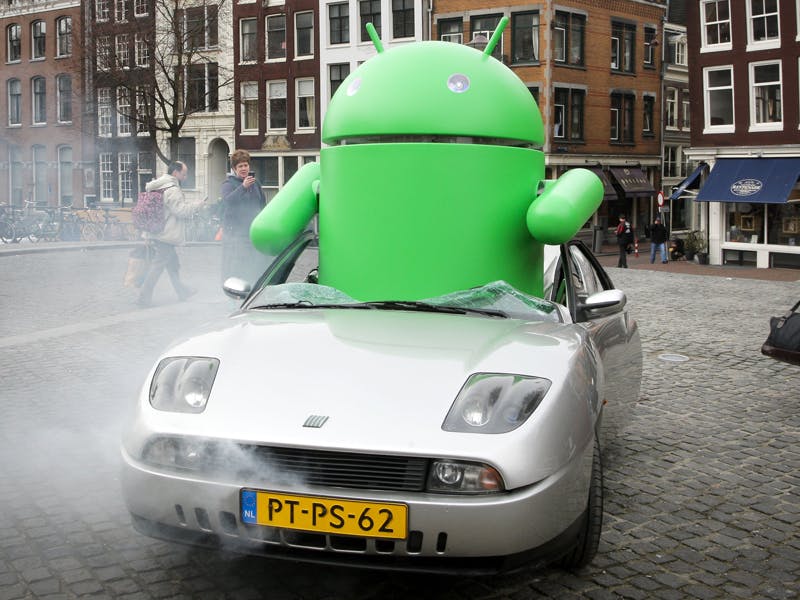 Android stort neer in Amsterdam