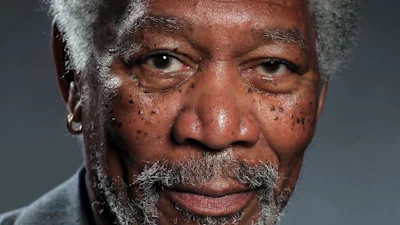 Deze foto van Morgan Freeman is helemaal geen foto