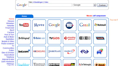 Startpagina Kadaza.nl nu met persoonlijke pagina