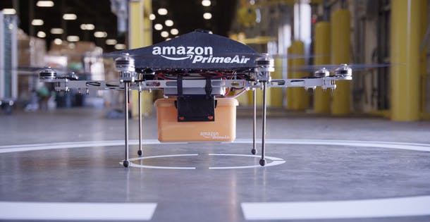 Amazon wil bestellingen bezorgen per drone