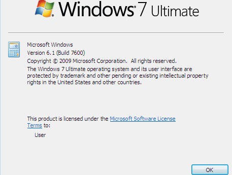 Uitgelekte Windows 7-build toch niet de RTM