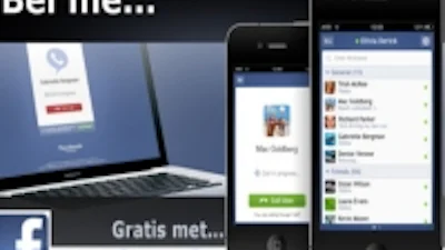 Gratis beldienst van Facebook in Nederland en België