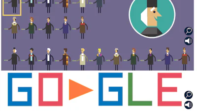 Doctor Who als spel in Google Doodle