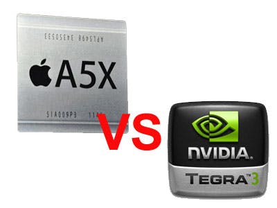 Apple iPad-snelheid in twijfel getrokken door Nvidia