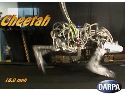 Cheetah robot vestigt snelheidsrecord