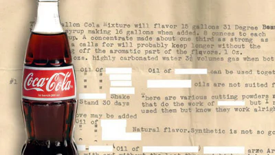 Coca-Cola recept op ebay voor $15 miljoen