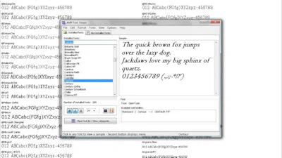 Verse download: AMP Font Viewer