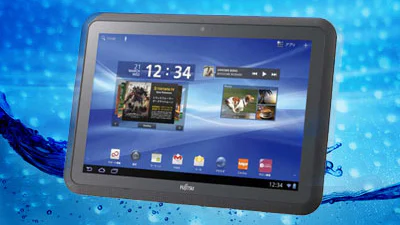 Fujitsu Arrows tablet voor onder de douche