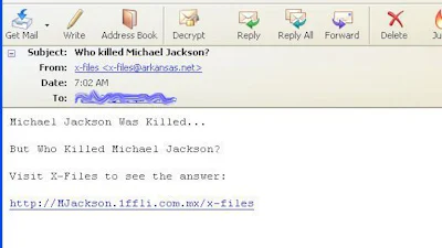 Michael Jackson als wachtwoord-steler
