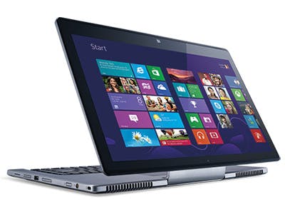 Acer Aspire R7 met touchpad achter het scherm